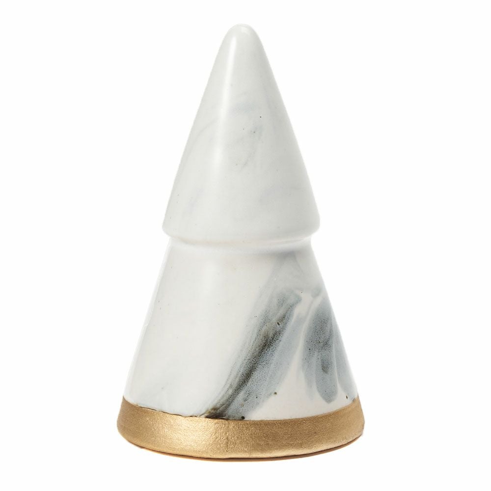 ツリー オブジェ セラミック Sサイズ 約 W 8cm D 8cm H 14cm