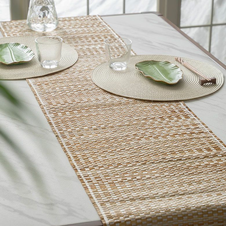 テーブルランナー シーグラス テーブルライナー 約 W 180cm D 35cm H