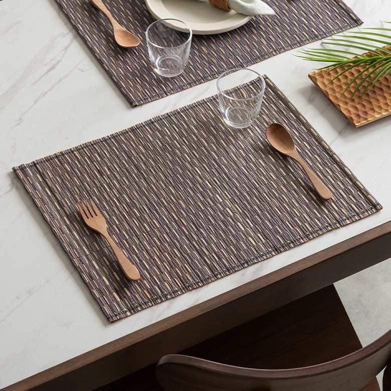 ランチョンマット シーグラス プレイスマット 約 W 48cm D 35cm H 0.5