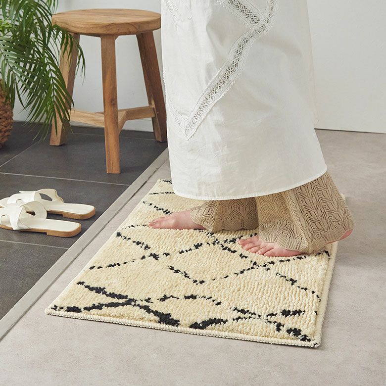 日本製 ラグ ラグマット 玄関マット 室内 約 45×70cm 国産
