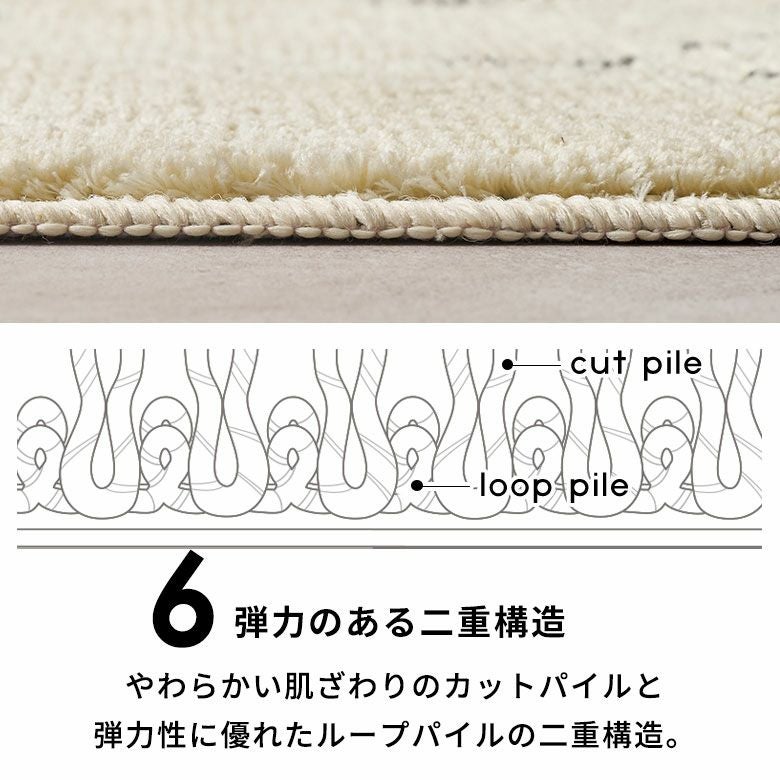 日本製ラグラグマットキッチンマット約45×180cm国産ベニオワレン風クロス長方形防ダニ抗菌防臭洗えるカーペット絨毯じゅうたんホットカーペット床暖房対応可敷物マットオールシーズンおしゃれ北欧リゾート雑貨インテリアアジアン[84350]
