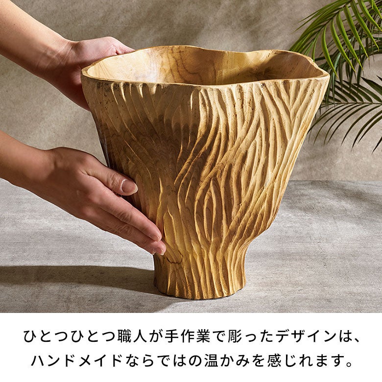 チークルートのウッドボウル ナチュラル [14053]