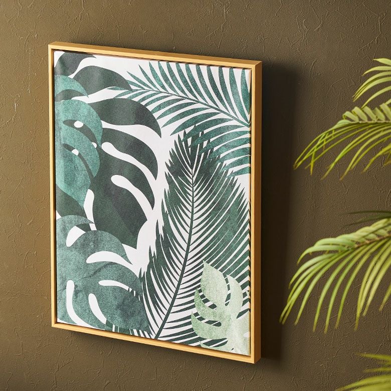 アートフレーム アートパネル ボタニカル 植物 葉 キャンパス パネル