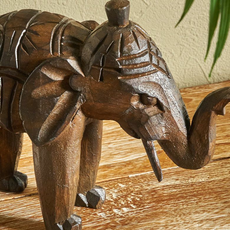 オブジェ 象 Sサイズ 子供 置き物 飾り 置物 装飾 約 W 16cm D 6cm H