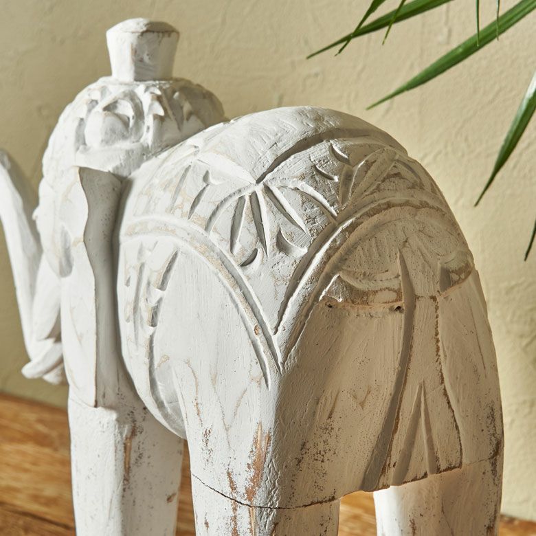 オブジェ 象 Mサイズ 大人 置き物 飾り 置物 装飾 約 W 23cm D 8cm H