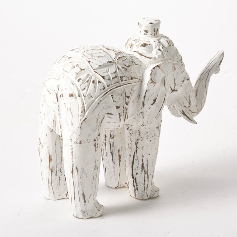 オブジェ 象 Mサイズ 大人 置き物 飾り 置物 装飾 約 W 23cm D 8cm H