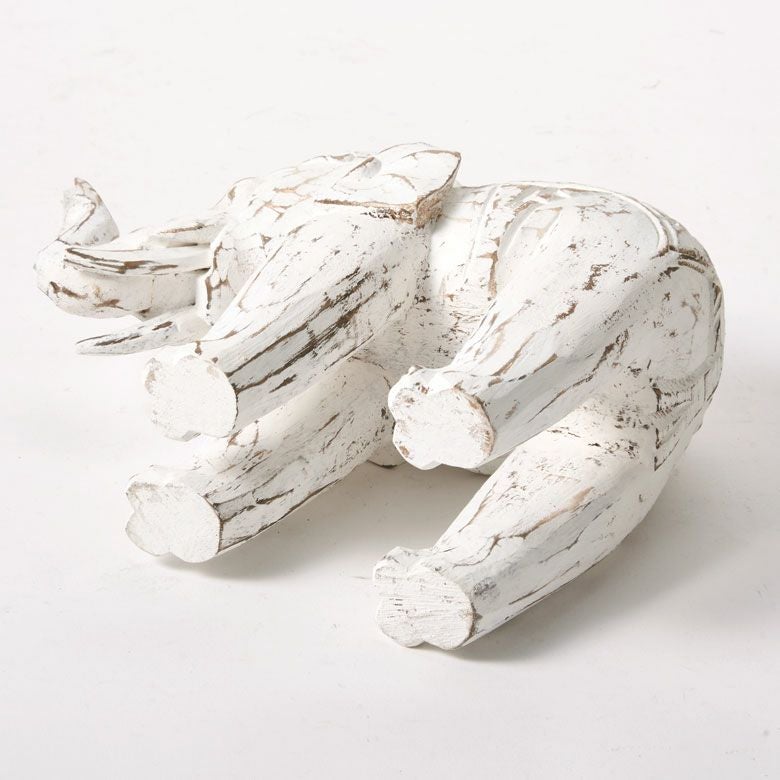 オブジェ 象 Mサイズ 大人 置き物 飾り 置物 装飾 約 W 23cm D 8cm H