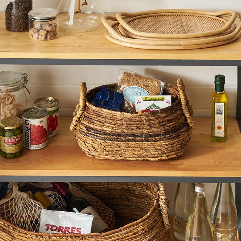 バスケット 収納 かご おしゃれ 小物入れ アジアン雑貨 アバカ W33×D25