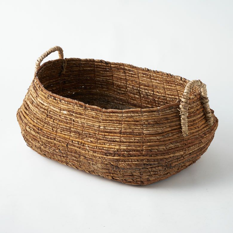 バスケット 収納 かご おしゃれ 小物入れ アジアン雑貨 バナナリーフ 3