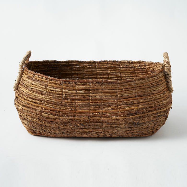 バスケット 収納 かご おしゃれ 小物入れ アジアン雑貨 バナナリーフ 3