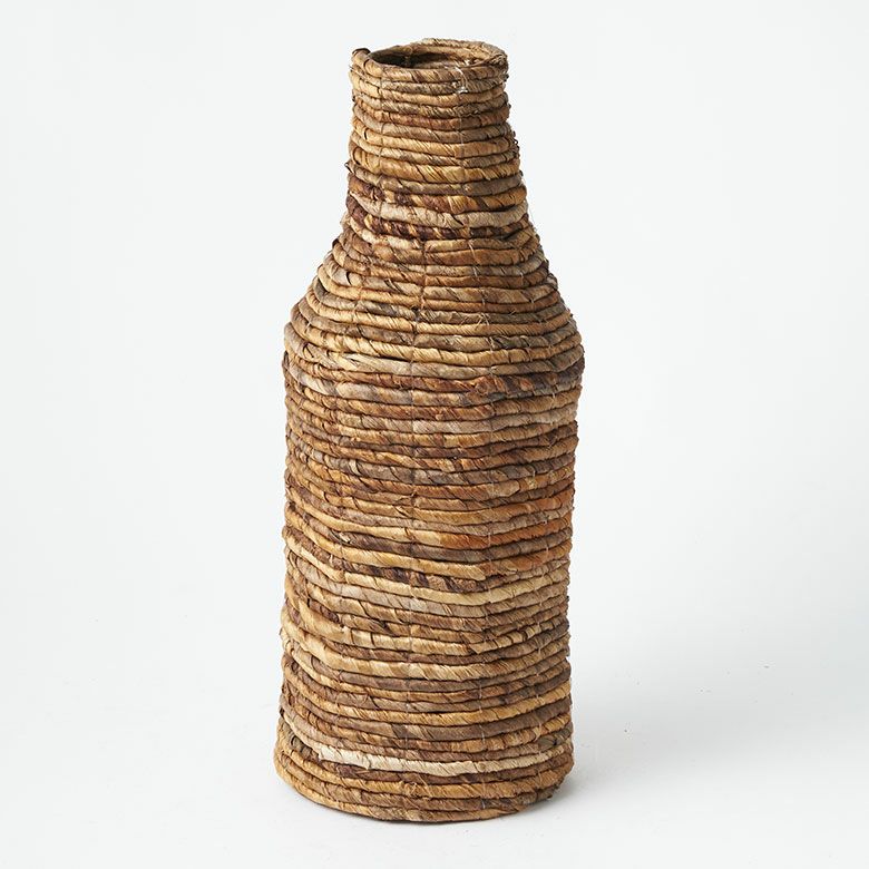 花瓶 おしゃれ フラワーベース 自然素材 バナナリーフ ドライフラワー