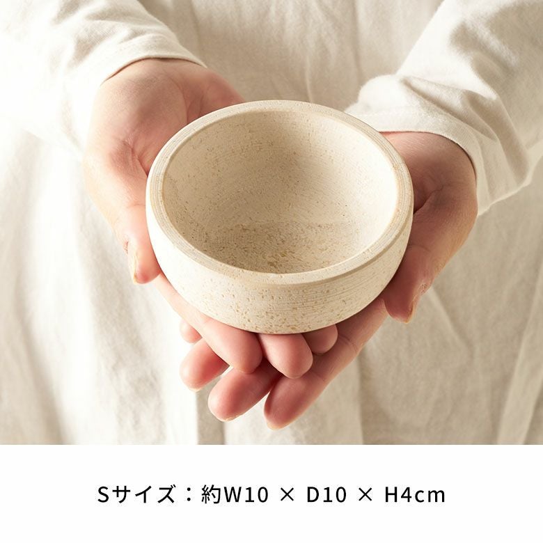 大理石の小物入れトレイ（Sサイズ-ラウンド）[14221]