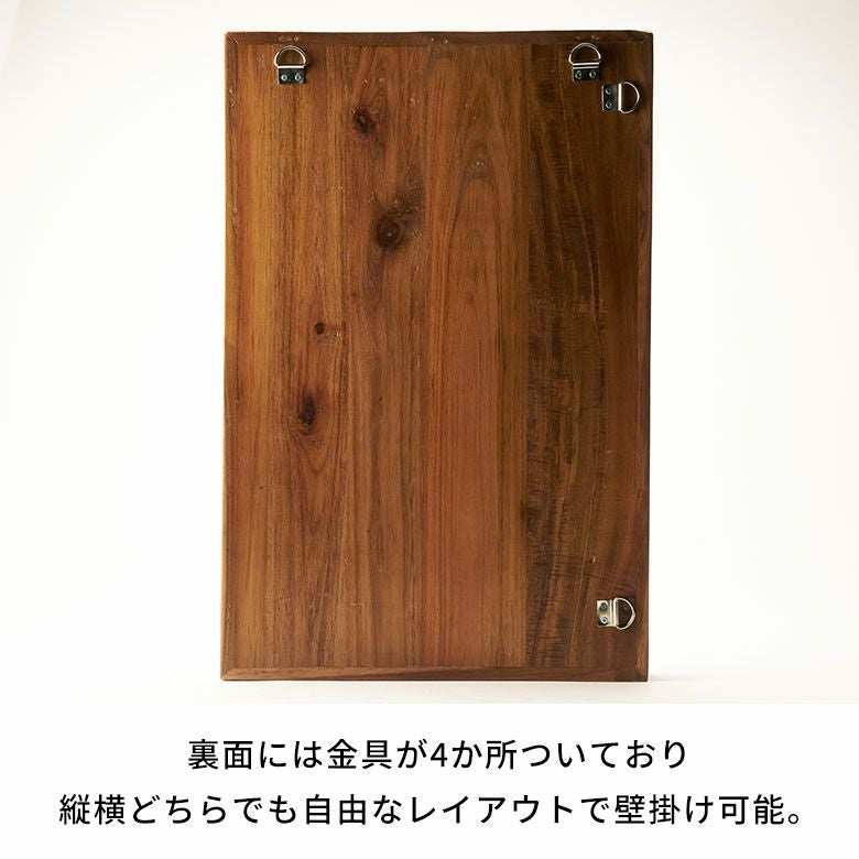 アカシアウッドで作られた立体的な木製ウォールアート（3Dティンバー