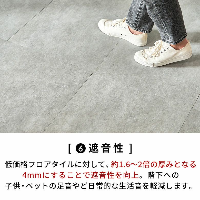 置くだけで簡単にタイルの床へリフォームできる吸着タイプのFLOORLY