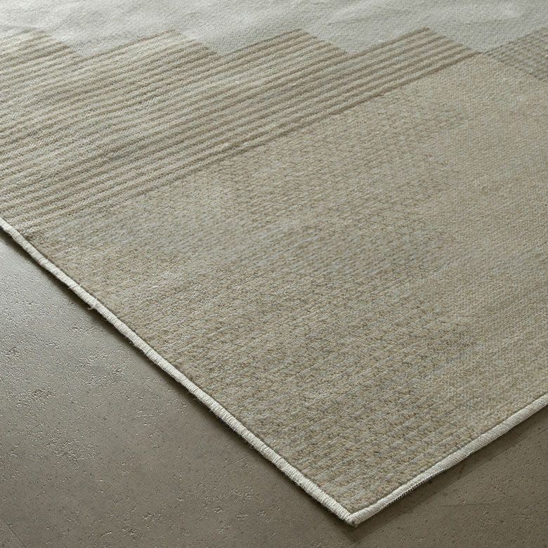 ベルギー製 高密度モケット織りラグ ジオメトリック柄 約135×195cm [84391]