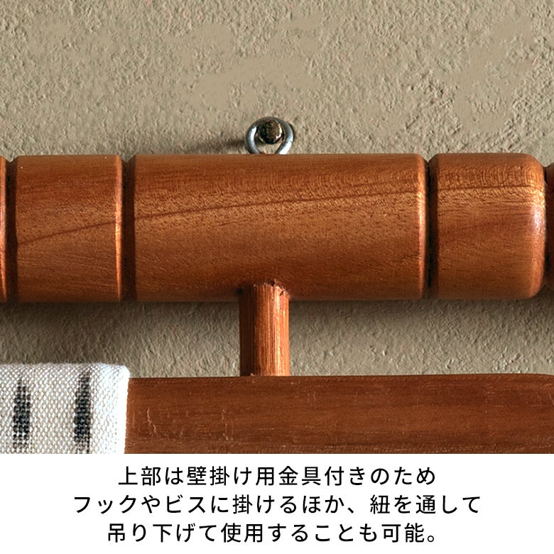 バリのリゾート感を演出できる木彫りのイカットハンガー トンバック