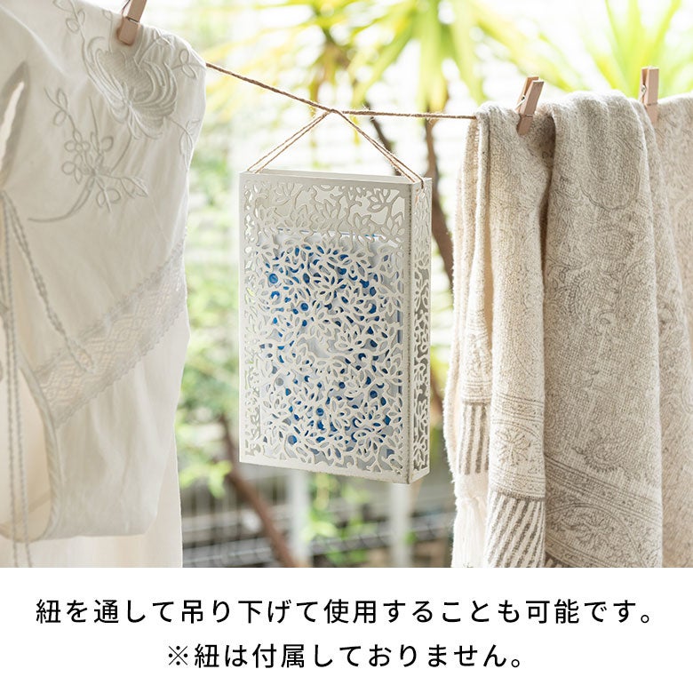 玄関の虫よけをおしゃれに隠すロータス柄のスチール製マグネット虫よけ